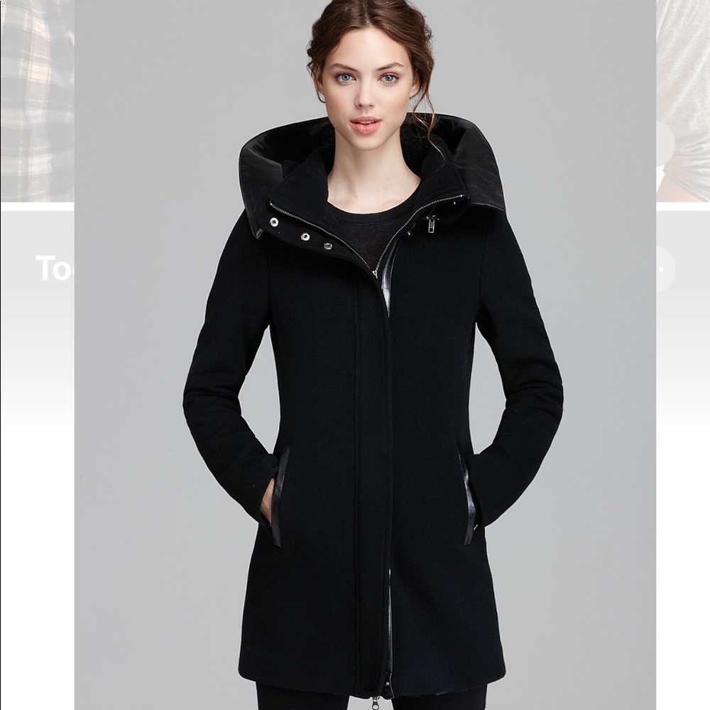 Mackage Coat - Sunski Leather Trim Hood
